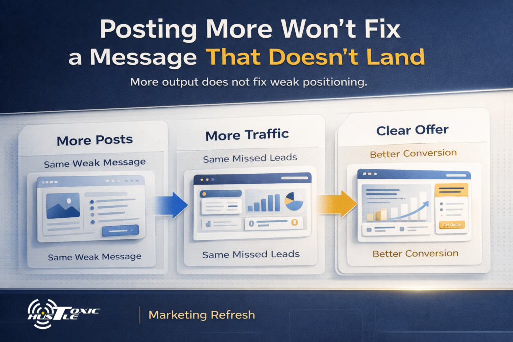 Posting More Won’t Fix a Message That Doesn’t Land